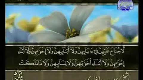 سورة الأحزاب من الآية 55 الى الآية  73