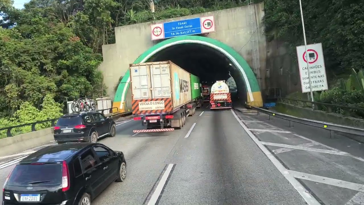 Saindo de São Paulo com destino a Goiânia  subindo a serra dos imigrantes  ok