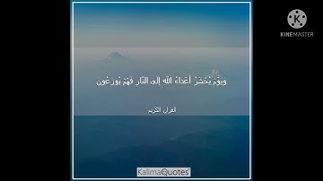 ويوم يحشر اعداء الله الي النار فهم يوزعون ||تلاوة نادره تقشعر لها الابدان||الشيخ مشاري راشد العفاسي