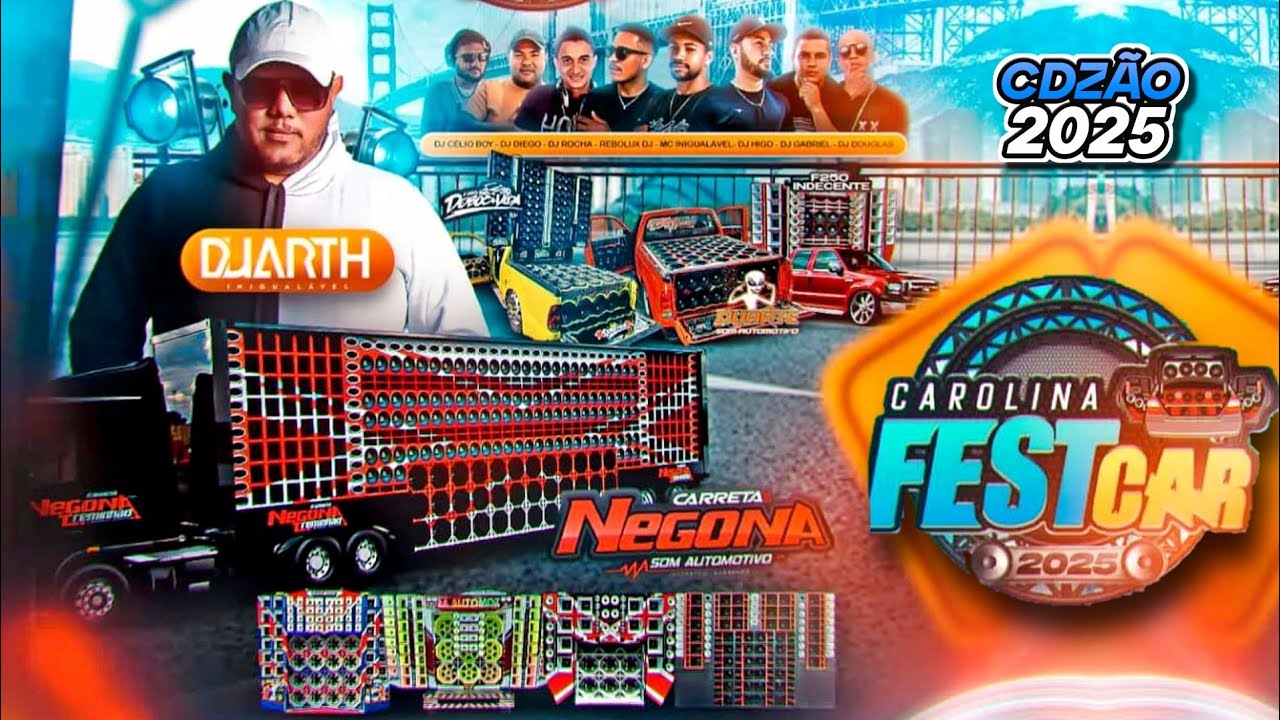 CD CAROLINA FEST CAR 2025 - DANCE COMERCIAL REMIX 2025 - DJ IGOR SOARES E MC INIGUALÁVEL