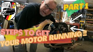 Gary gets a VW motor running