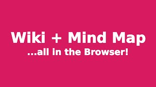 Create Concept Maps and Mind Maps in the Browser Using Free PersonalWiki Software