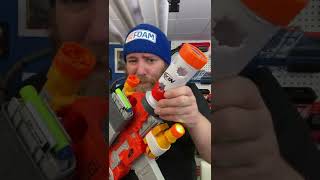 An overly bearded Nerf guy reviews the 2018 successor to the Slingfire, the Zombie Strike Scravenger