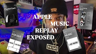 exposing my 2025 Apple Music Replay