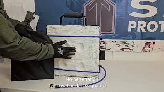 SPT Protection SAPI cut Soft Armour vs 9mm screenshot 5