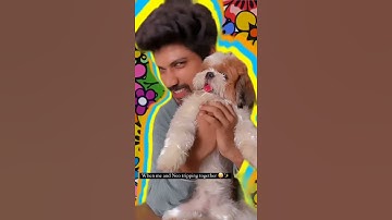 Akshay kamal ❤️ new video ❤️ with neo baby 🐶🐾🐶🐾#shorts