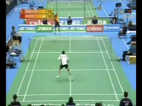 Badminton Thomas Cup Nicholas Kidd vs Bao Chun Lai...