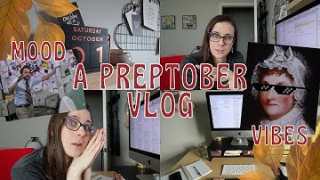 A Chatty Preptober Vlog • Outlining My NaNoWriMo Project • NaNoWriMo 2022 • Meredith E. Phillips