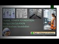 S4 | Transmission tower foundation Calculation | Type 6. Rock Anchors | Eurocode | Design of column