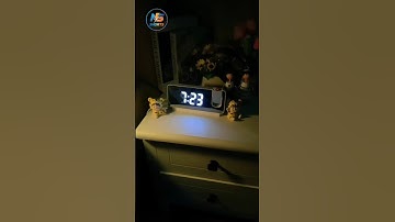 This Futuristic Clock Projects Time on Your Ceiling! 🚀 | NS shorts