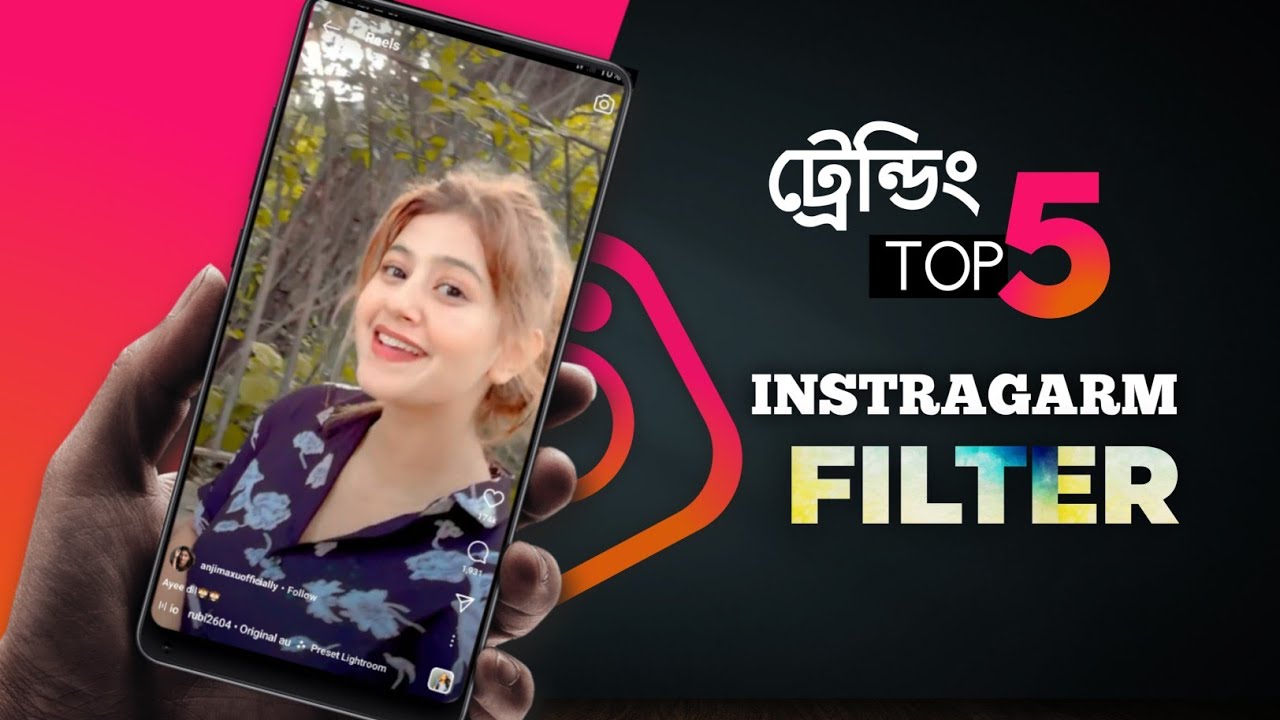 Instagram Viral top 5 Trending Filter🔥Instagram reels Effects Tutorial | kamrul hasan