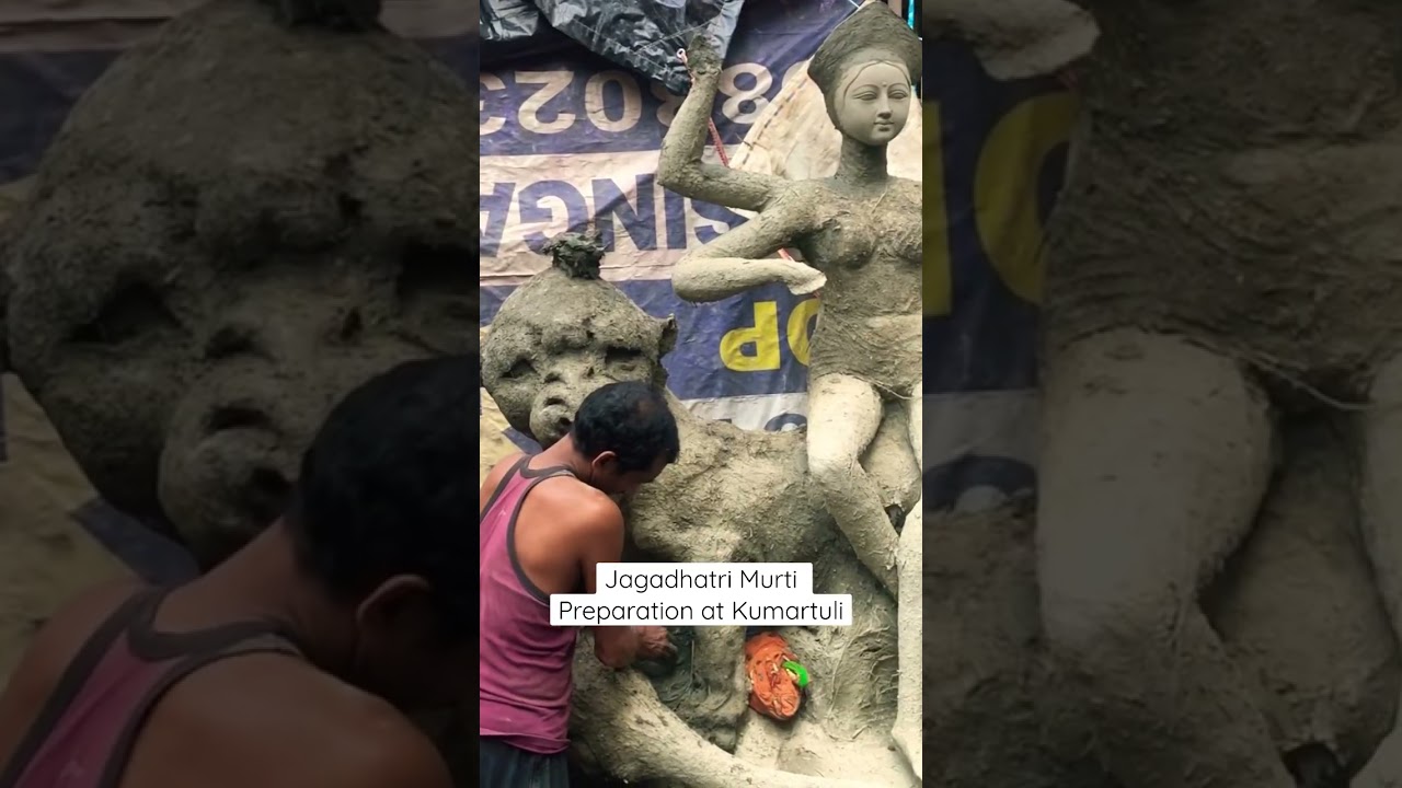 Jagadhatri Idol Making at Kumartuli | Jagadhatri Puja 2022 | Chandannagar Jagadhatri Puja