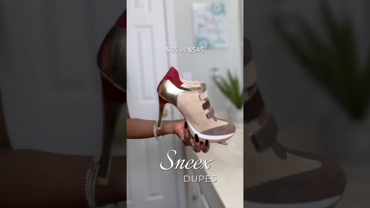 The $545 Sneex vs the $65 dupe… and honestly? The dupe is holding her own 😮‍🔥
Same sneaker-heel vibe, luxe details - she’s giving classy Rich Auntie.  

Both pairs are linked in my LTK so you don’t have to shop around.  
👉 Tap my LTK to shop https://liketk.it/5LkYN

#BougieOrBudget #SneexDupes #AmazonFinds #LTKFinds #FYP