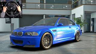 BMW M3 E46 CSL - Assetto Corsa EVO | Steering Wheel Gameplay