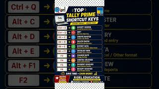 Learn Tally Shortcuts#tallygst#rioeleducation #students