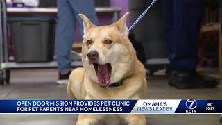 Open Door Mission hosts free pet health care clinic