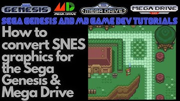 How to Convert SNES Graphics for the Sega Genesis & Mega Drive - Beginners Game Dev Tutorials