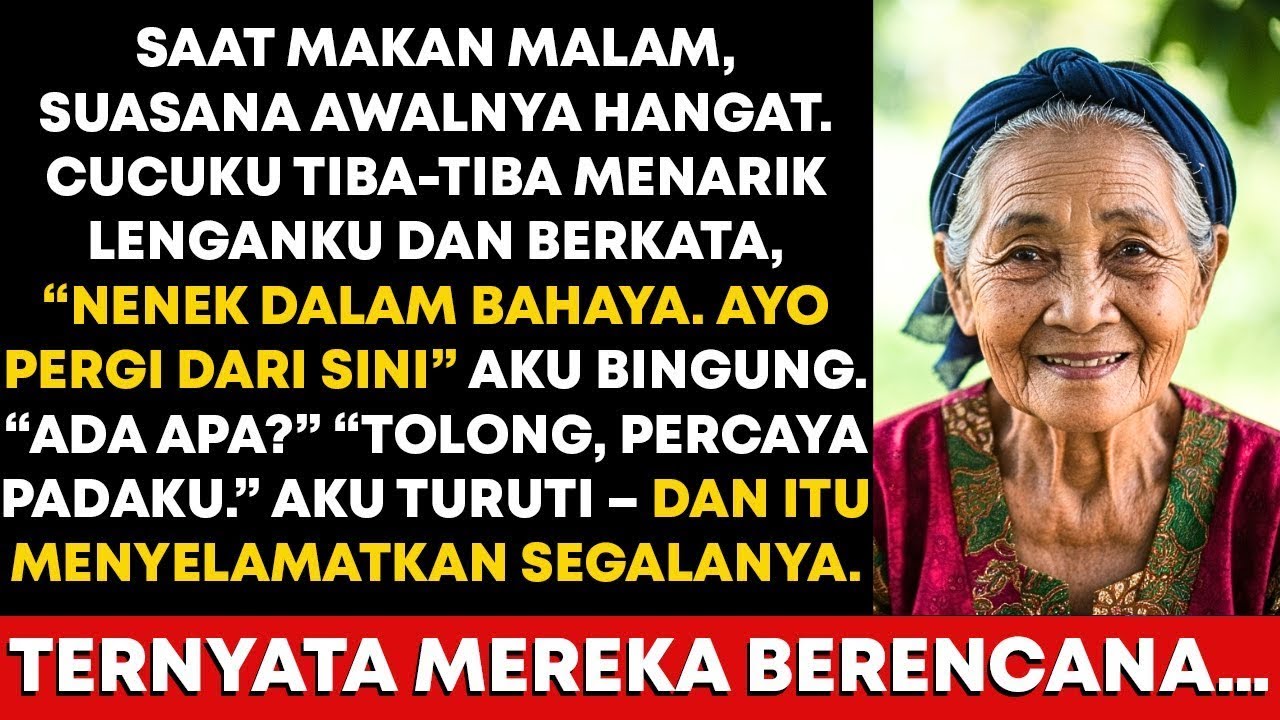 “Nenek, Nenek Harus Pergi! Sekarang!” Kata Cucuku  Aku Percaya Dan Itu Menyelamatkanku…