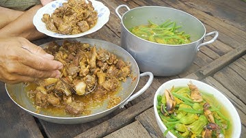 Canh Cua Bông Bí Ngọt Lòng, Vịt Kho Sả Ớt Cay Nồng Vị Quê | Nét Quê #390