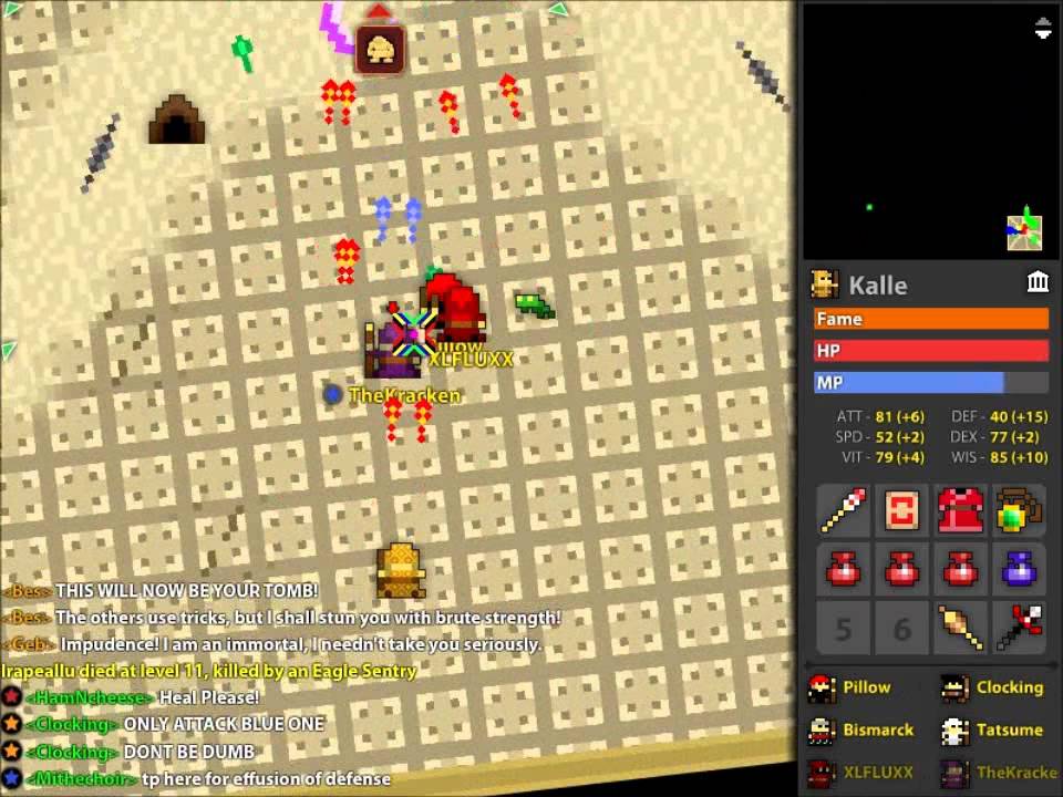 Realm of the Mad God - Wizard being pro in tomb...