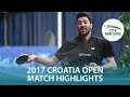 2017 croatia open highlights gionis panagiotis vs tomislav pucar r16