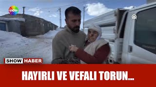 Babaannesini Kucağında Taşıdı