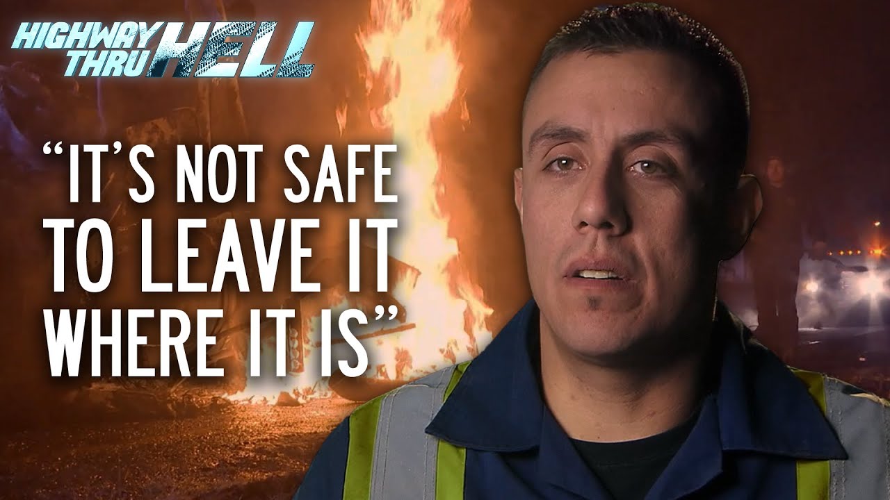 Truck Fire Reignites During Recovery | Highway Thru Hell - YouTube