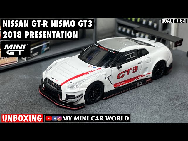 MY MINI CAR WORLD』UNBOXING MINI GT 1/64 NISSAN GT-R NISMO GT3