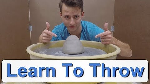 Ceramics - Wheel Throwing For Beginners: How to Throw a Cylinder