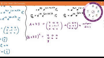 Exponential of a Matrix  Example 3 | Differential Equations | Griti