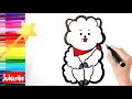 Menggambar dan Mewarnai BT21 RJ untuk balita dan Anak-anak|| How to drawing and painting BT21