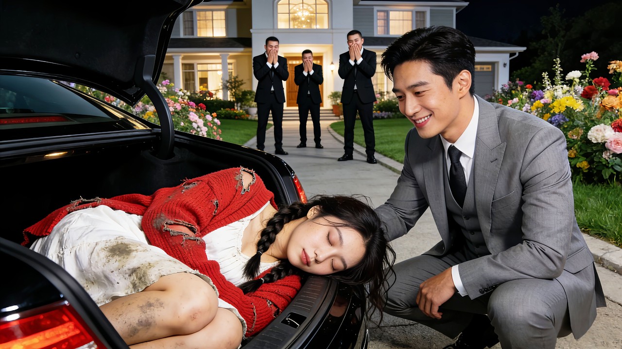 💕فتاة سكرى بلا مأوى نامت في سيارة CEO صدفة… لم يغضب، بل أحبها من النظرة الأولى!