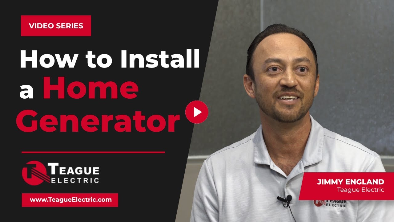 How Do You Install A Home Generator? Teague Electric YouTube