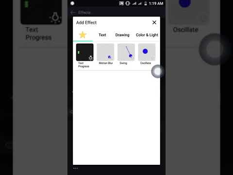 Alight Motion tutorial | (Oscillate + Swing)