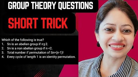 csir net || iit jam question || Permutation Group important results