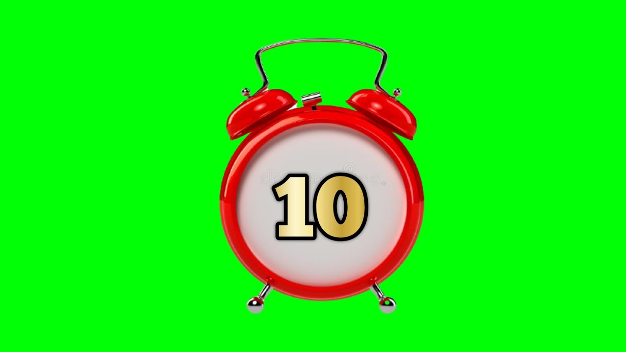 Green screen timer 10 sec no copyright.10 sec green screeen countdown timer YouTube