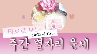 [타로/별자리/운세] 타로로 보는 주간 별자리 운세 (10/25 ~ 10/31)