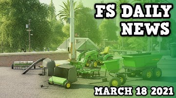 FS DAILY NEWS! John Deere Garden Tractor, MRG New Map, Plus Testing List | Farming Simulator 19
