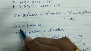 Multiplication inverse of Number | Extended Euclid Algorithm