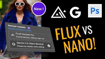 Nano Banana vs Flux Kontext Pro | Photoshop Beta AI Model Comparison