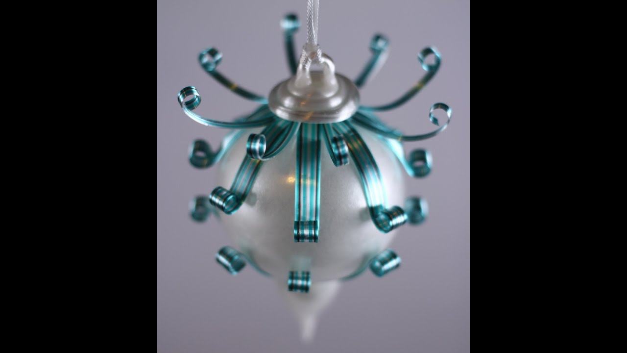 Pulled sugar handmade christmas ornament tutorial