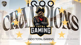 CHAMPION OF EUROPE 5 STAR LEAGUE | IQOO TOTAL GAMING ESPORTS | FT. DELETE , SHANKY , MAFIA , AZTEC