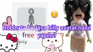 Roblox Billy Avatar Nasıl Bedava Alınır