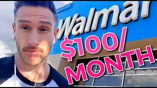 Extreme Budget $100/Month Clean Keto WALMART Grocery Haul