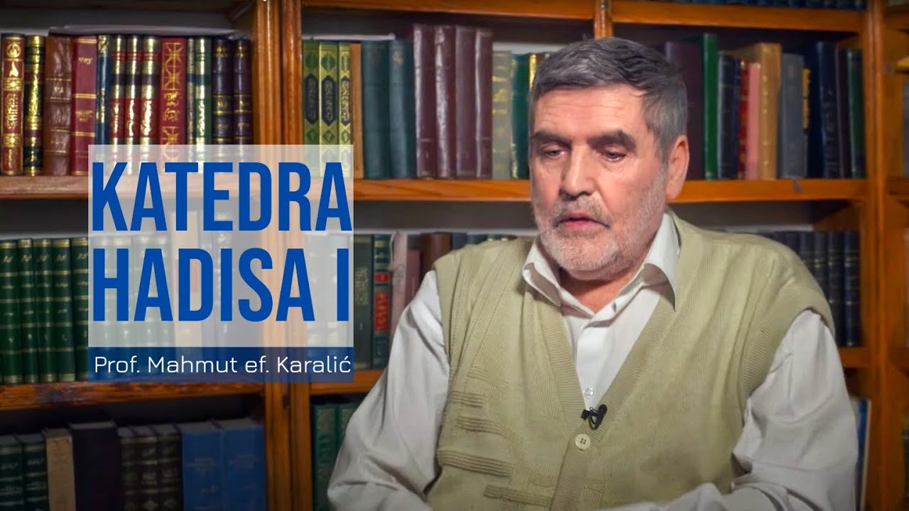 Prof. Mahmut ef. Karalić - KATEDRA HADISA U ČARŠIJSKOJ DŽAMIJI U ZENICI (22.1.2016)