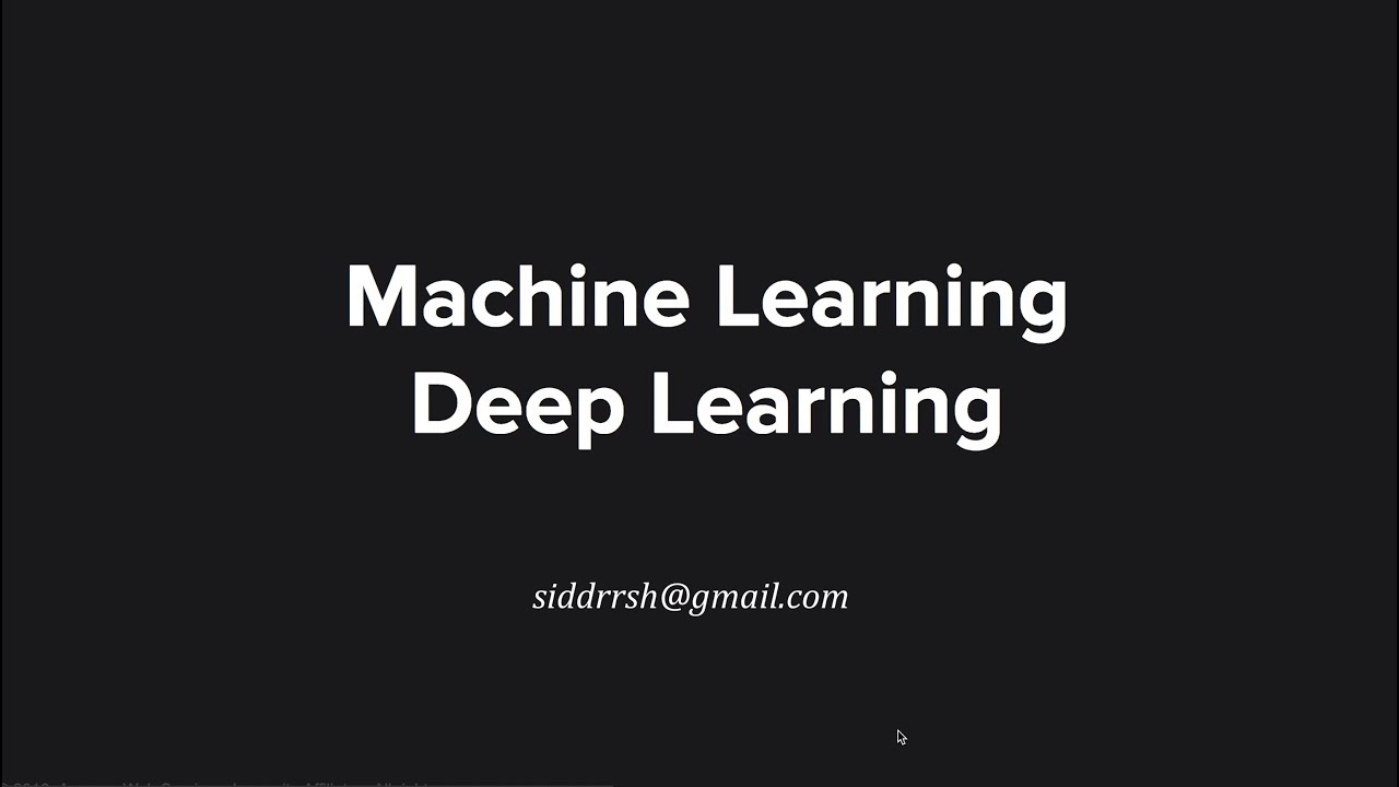 Learn Machine Learning #1