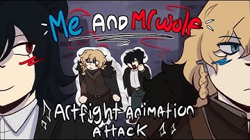 Me and Mr Wolf || Artfight animation attack || Project Moon OCs