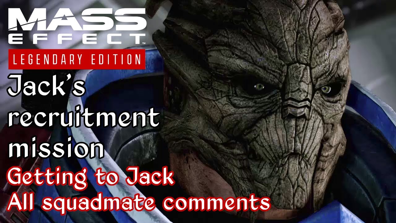 Mass Effect 2 - Recruiting Jack - Exploring the prison - Squadmate comments