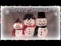 Glowing Snowmen