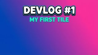 Making My First Pixel Art Tile for My Indie RPG | Devlog #1